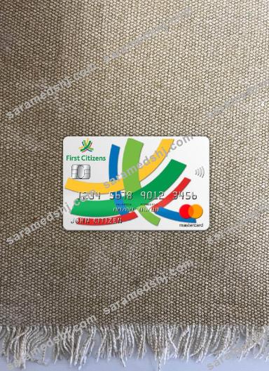 Barbados First Citizens bank mastercard photolook front